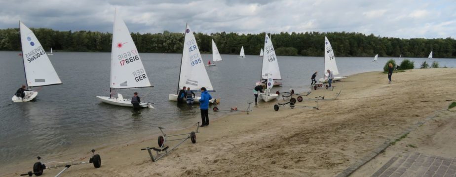 8-Seen-Regatta 2019 - Boote zu Wasser